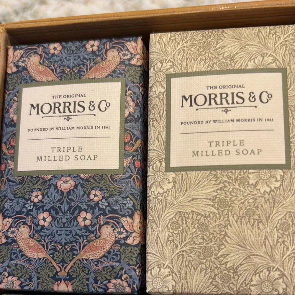 William Morris At Home Guest Soaps Boxed Set of 4, NWT - Picture 12 of 16